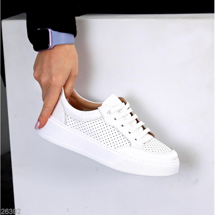 Кросівки жіночі натуральна шкіра білі 36,37,38,39,40р