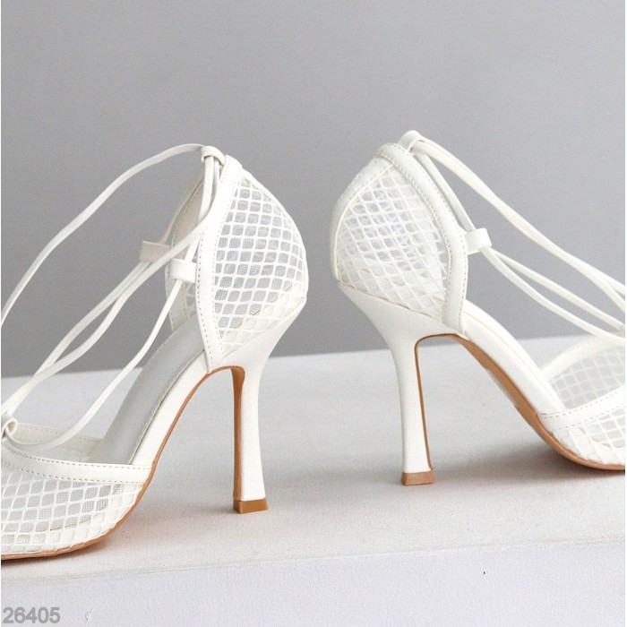 Туфлі жіночі еко-шкіра білі 36,37,38,39,40р