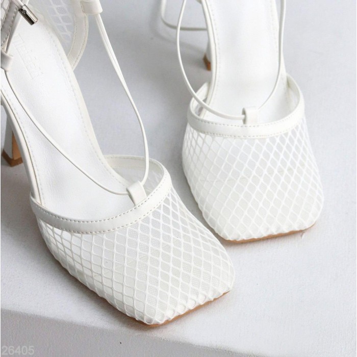 Туфлі жіночі еко-шкіра білі 36,37,38,39,40р
