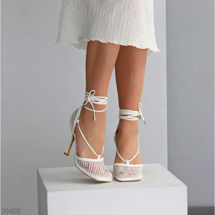 Туфлі жіночі еко-шкіра білі 36,37,38,39,40р