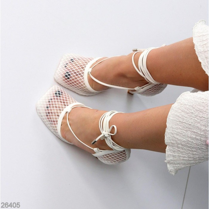 Туфлі жіночі еко-шкіра білі 36,37,38,39,40р