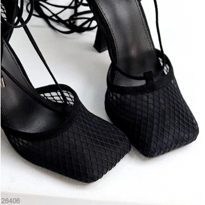 Туфли жіночі екозамша колір чорний 38,40р