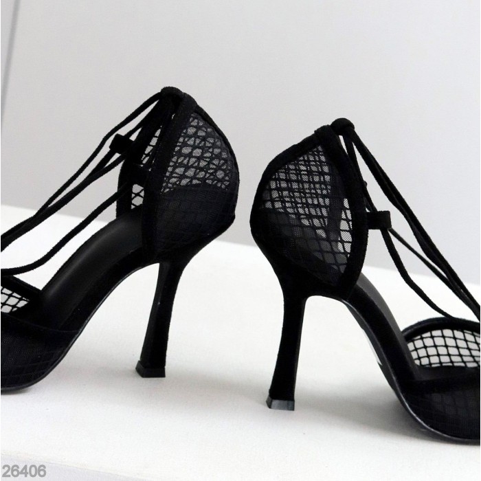 Туфли жіночі екозамша колір чорний 38,40р