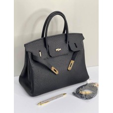 Сумка жіноча замочок з натуральної шкіри Беж