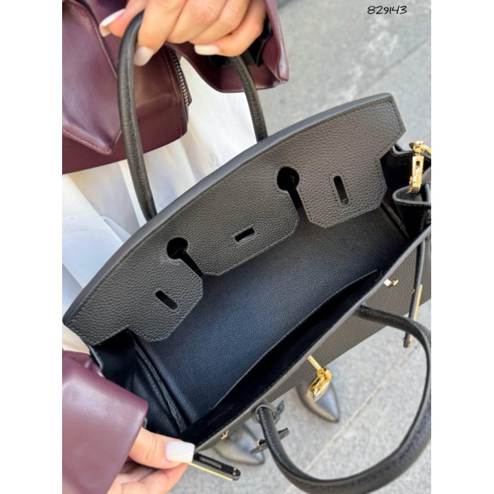 Сумка жіноча натуральна шкіра колір: Чорний, Шоколад