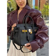 Сумка жіноча  натуральна шкіра колір: Чорний, Шоколад