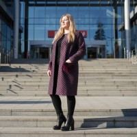 РОЗПРОДАЖ! Кардиган колір-чорний/фуксія XL, 2XL