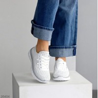 Кросівки жіночі еко-шкіра колір-білий 36,38,39,40,41р