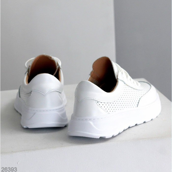 Кросівки жіночі натуральна шкіра білі 36,37,38р