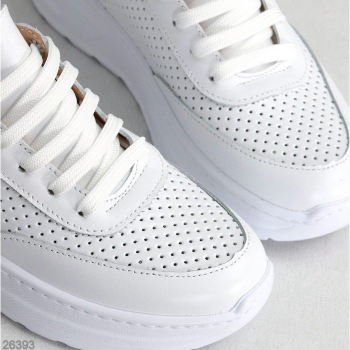 Кросівки жіночі натуральна шкіра білі 36,37,38р