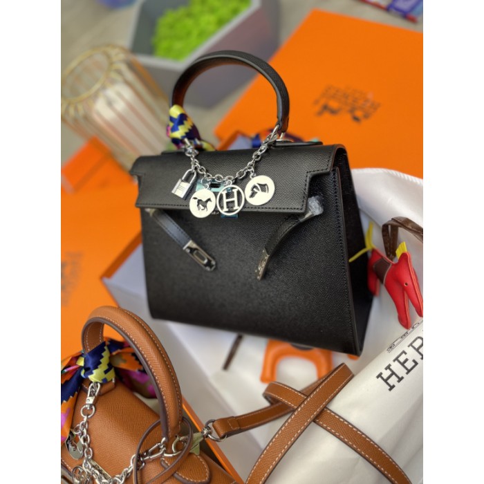 Сумка жіноча люкс натуральна шкіра Айворі, Беж, Чорний