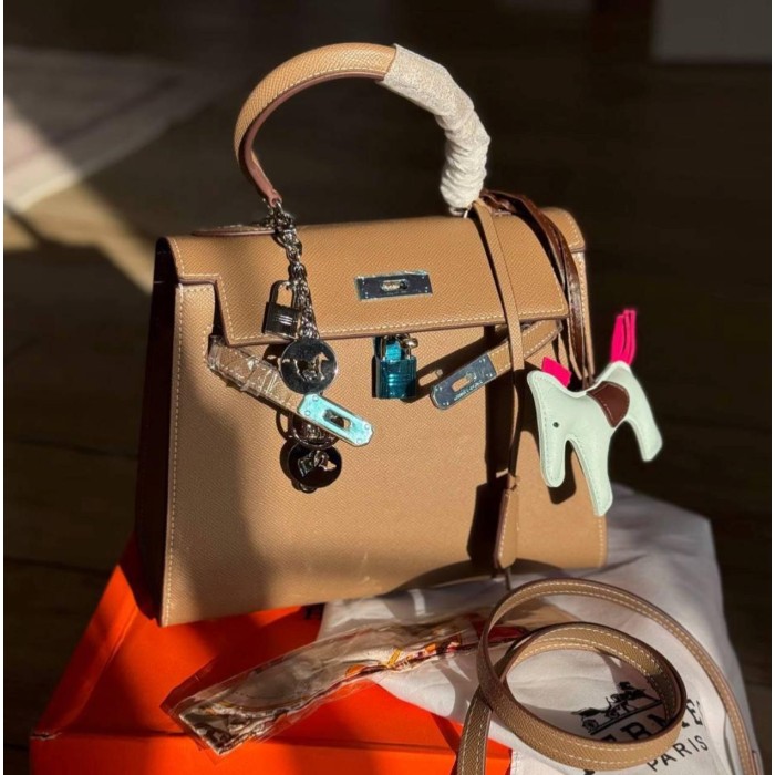 Сумка жіноча люкс натуральна шкіра Айворі Бежевий