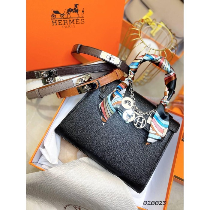 Сумка жіноча люкс натуральна шкіра Айворі Чорний