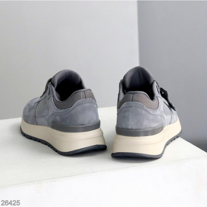 Кроссовки женские натуральная замша серые 36,37,38,39,40,41р