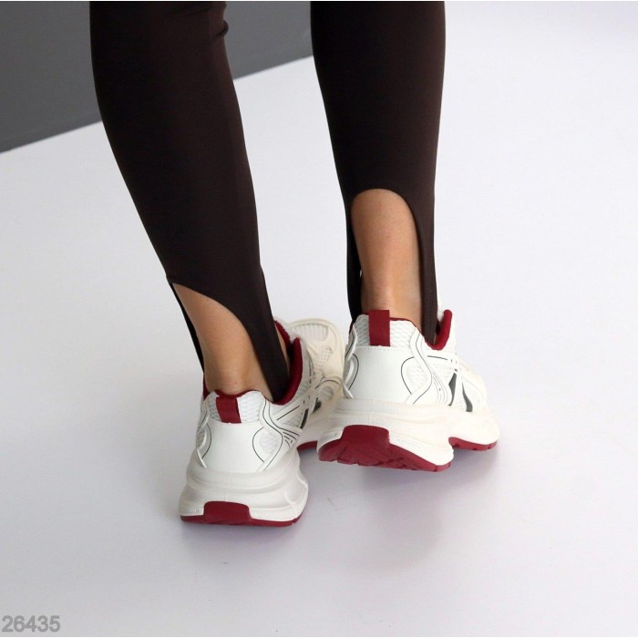 Кросівки жіночі еко-шкіра колір-білий на 35.5,37р