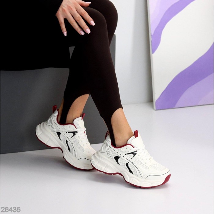 Кросівки жіночі еко-шкіра колір-білий на 35.5,37р