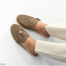 Мюлі жіночі натуральна замша колір-беж 36,37,38,39,40,41р