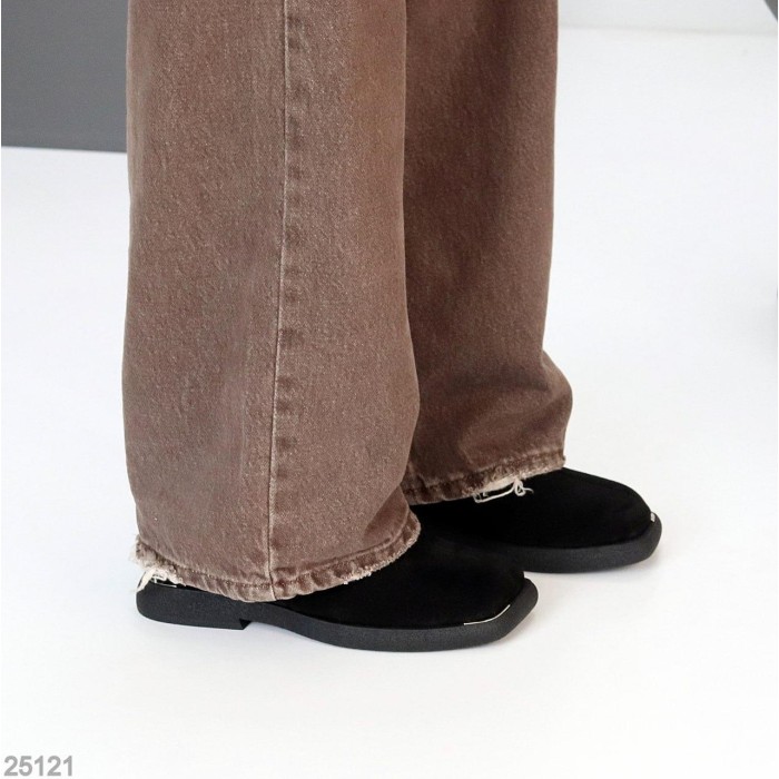 Черевики жіночі натуральна замша чорні демі 36,38р