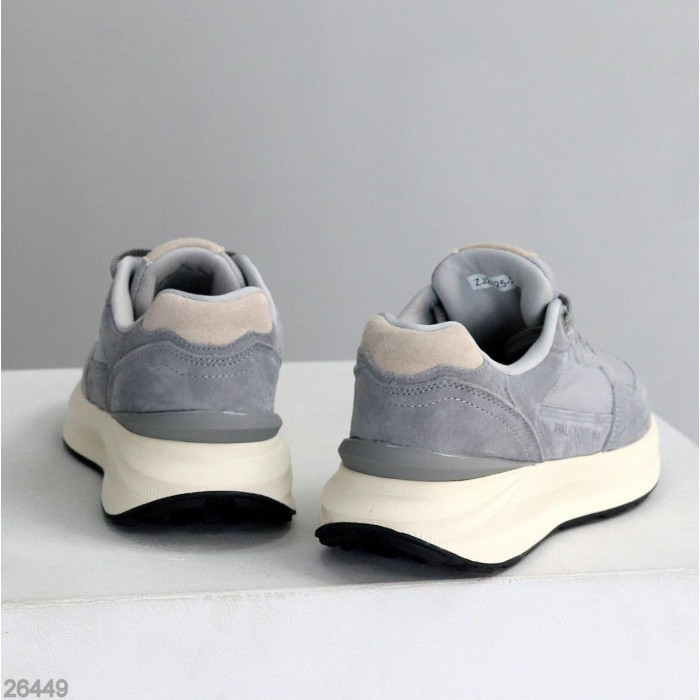 Кросівки жіночі натуральна-замша/текстиль сірі 36,37,39,40,41р