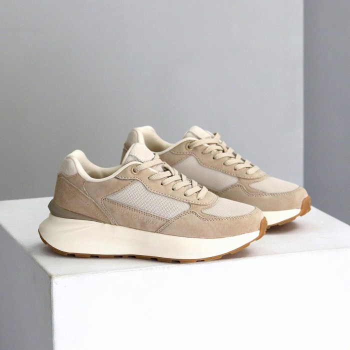 Кросівки жіночі натуральна-замша/текстиль колір-беж 36,39,40,41р