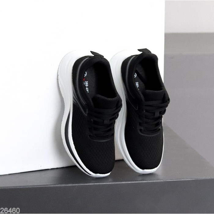 Кросівки жіночі текстиль чорні на 35,36,37,38,39,40р