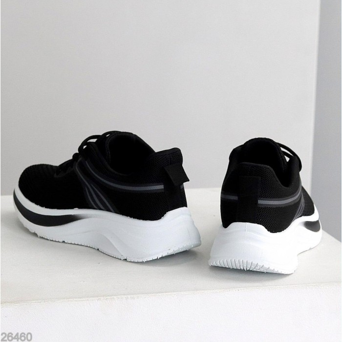 Кросівки жіночі текстиль чорні на 35,36,37,38,39,40р