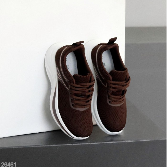 Кросівки жіночі текстиль шоколад зима на 35.5,36,37,38,39,40р