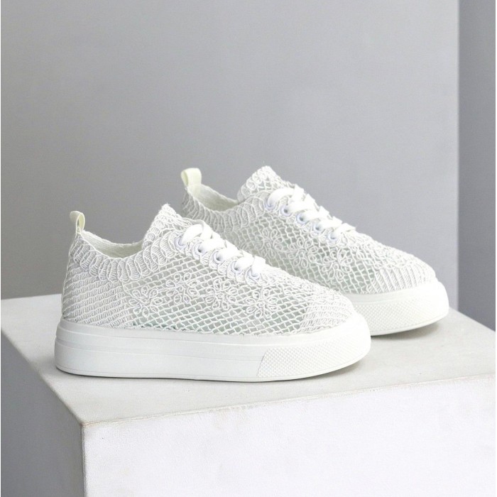 Кеди жіночі текстиль білі 37,38,39р