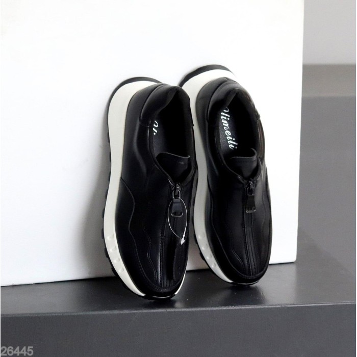 Кросівки жіночі натуральна шкіра чорні 37,39,41р