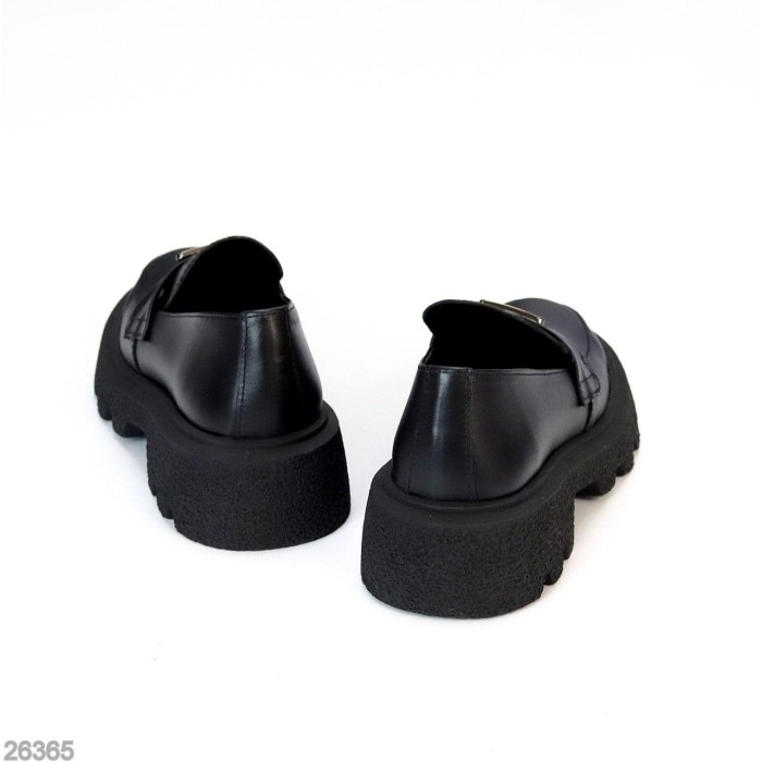 Лофери жіночі натуральна шкіра чорні 36,37,38,39,40р