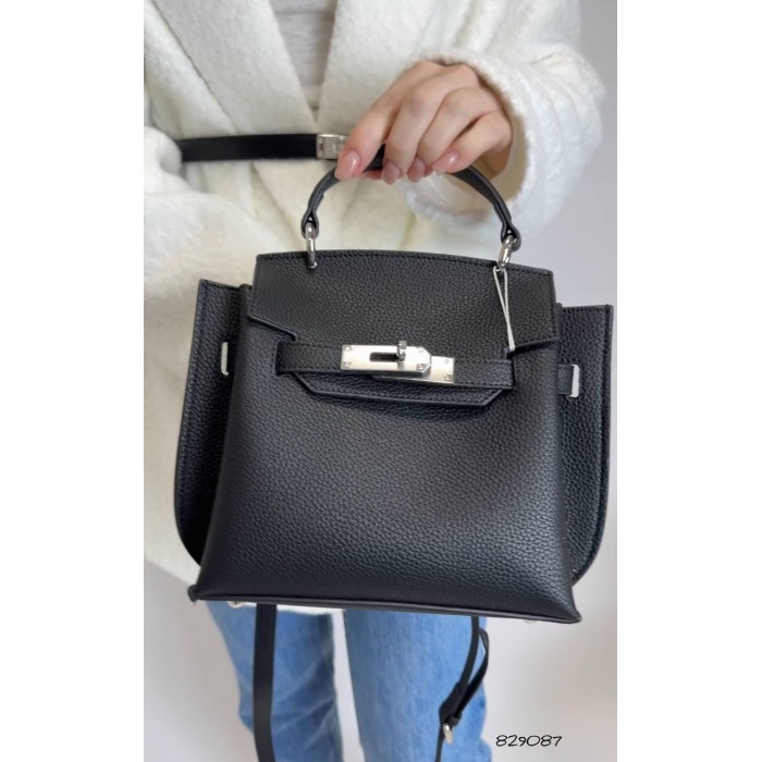 Сумка жіноча натуральна шкіра Чорна