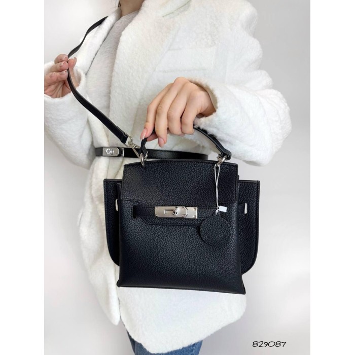 Сумка жіноча натуральна шкіра Чорна