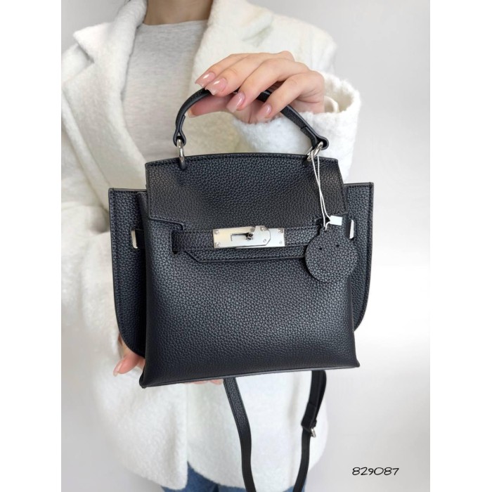 Сумка жіноча натуральна шкіра Чорна