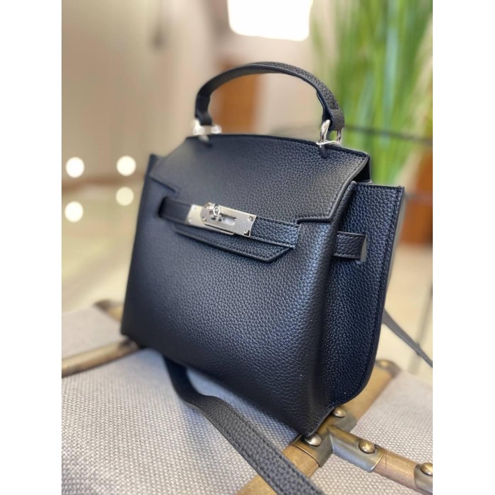 Сумка жіноча натуральна шкіра Чорна