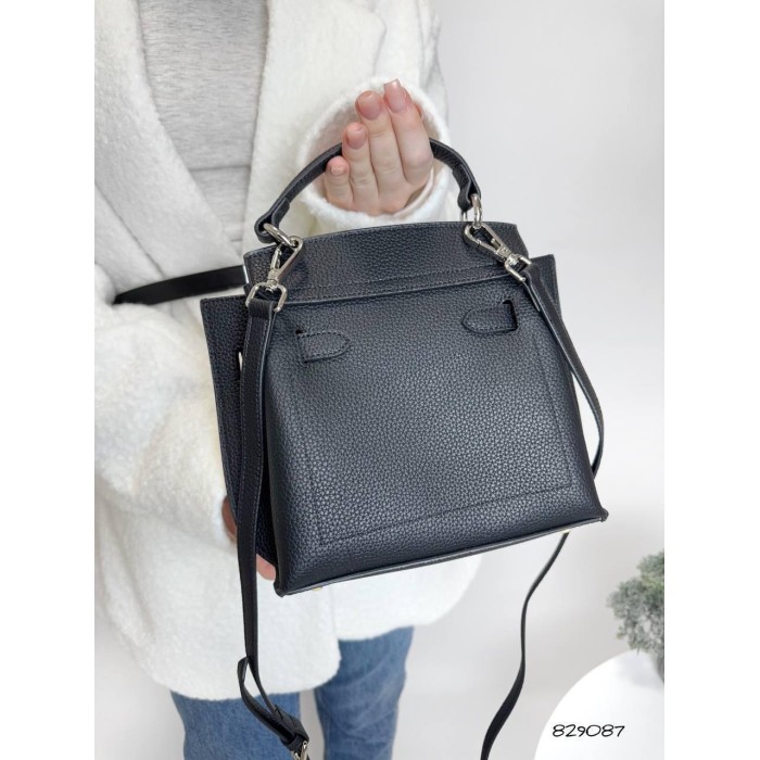 Сумка жіноча натуральна шкіра Чорна