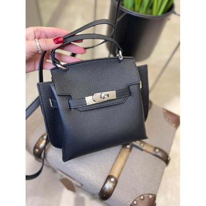 Сумка жіноча натуральна шкіра Чорна