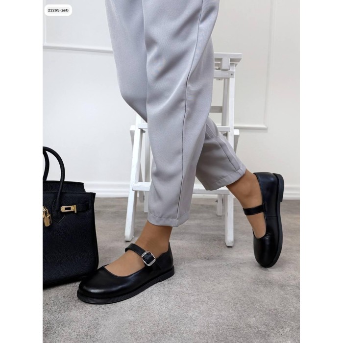 Туфлі/Лофери жіночі натуральна шкіра чорні 36,37,38,39,40р