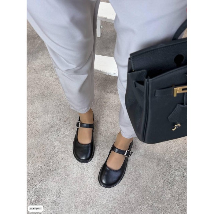 Туфлі/Лофери жіночі натуральна шкіра чорні 36,37,38,39,40р