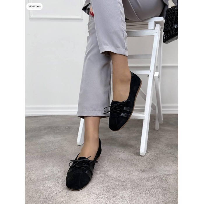 Кеди жіночі натуральна замша/шкіра чорні 36,38.