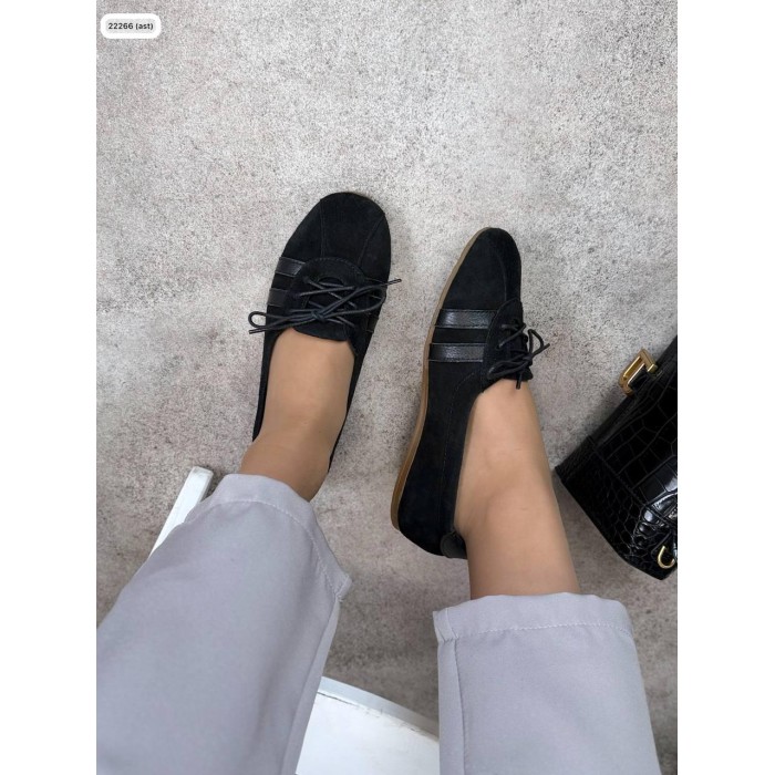 Кеди жіночі натуральна замша/шкіра чорні 36,38.