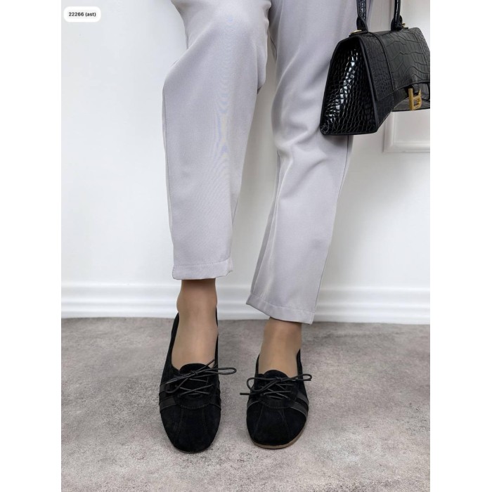 Кеди жіночі натуральна замша/шкіра чорні 36,38.