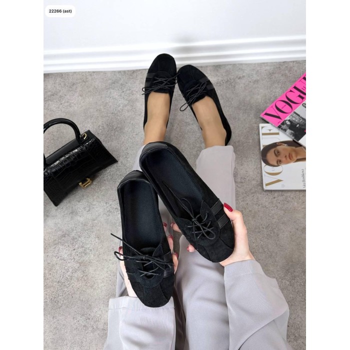 Кеди жіночі натуральна замша/шкіра чорні 36,38.