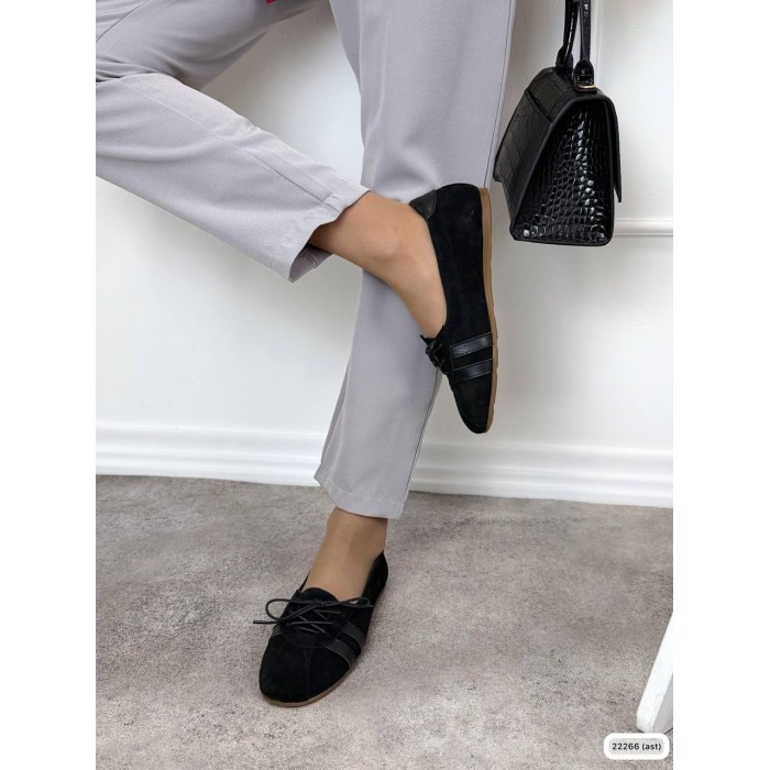 Кеди жіночі натуральна замша/шкіра чорні 36,38.