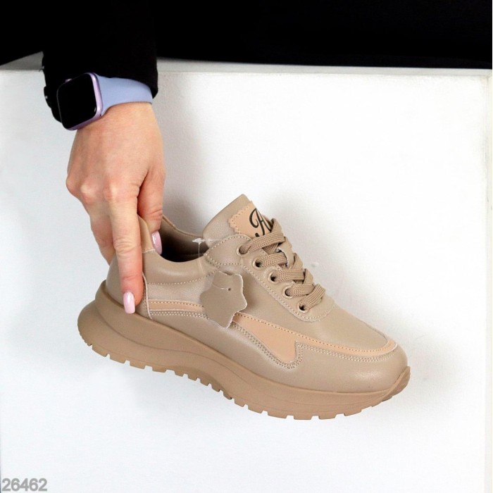 Кросівки жіночі натуральна шкіра бежеві 36,38,39р