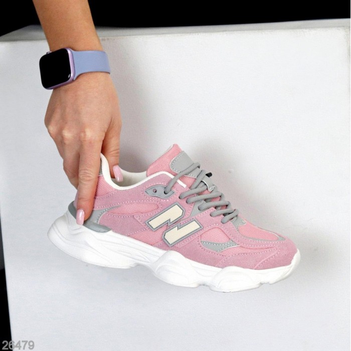 Кросівки жіночі натуральна замша колір-рожевий на 35.5,36,39,41р