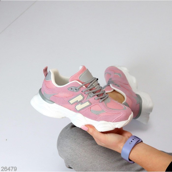 Кросівки жіночі натуральна замша колір-рожевий на 35.5,36,39,41р