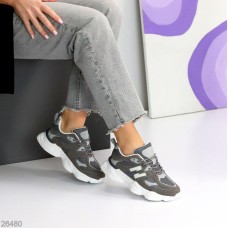 Кросівки жіночі натуральна замша сірі на 35.5,36,39р