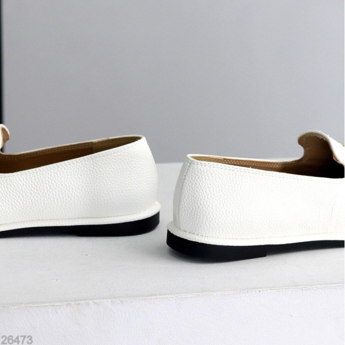 Мокасини жіночі еко-шкіра білі на 35.5,36,37,38,40р