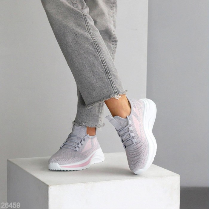 Кросівки жіночі текстиль сірі 36,37,38,39,40,41р