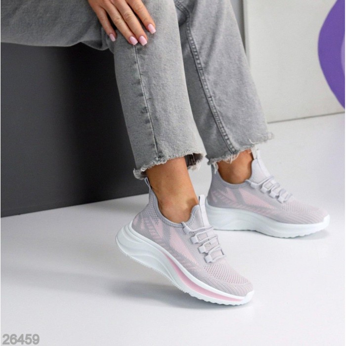 Кросівки жіночі текстиль сірі 36,37,38,39,40,41р